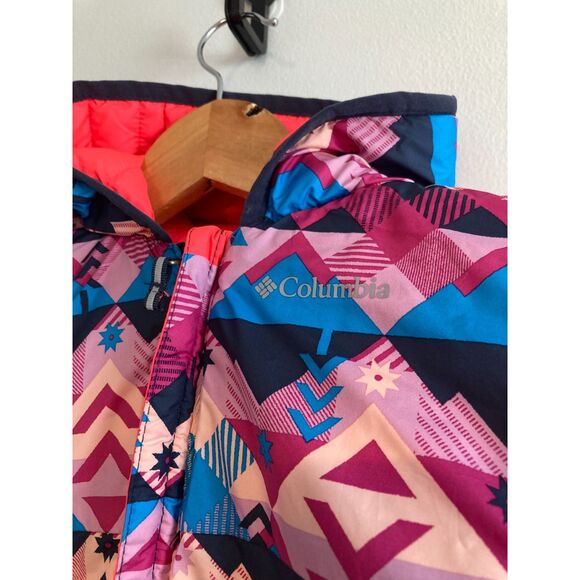 NWOT Columbia Infant Powder Lite™ Reversible Bunting Pink & Blue 0-3 Months - Picture 8 of 8